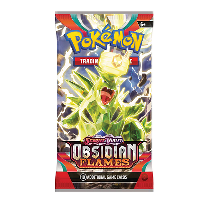 Obsidian Flames Booster Pack (sleeved)