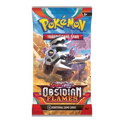 Obsidian Flames Booster Pack (sleeved)