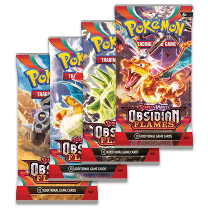 Obsidian Flames Booster Pack (sleeved)